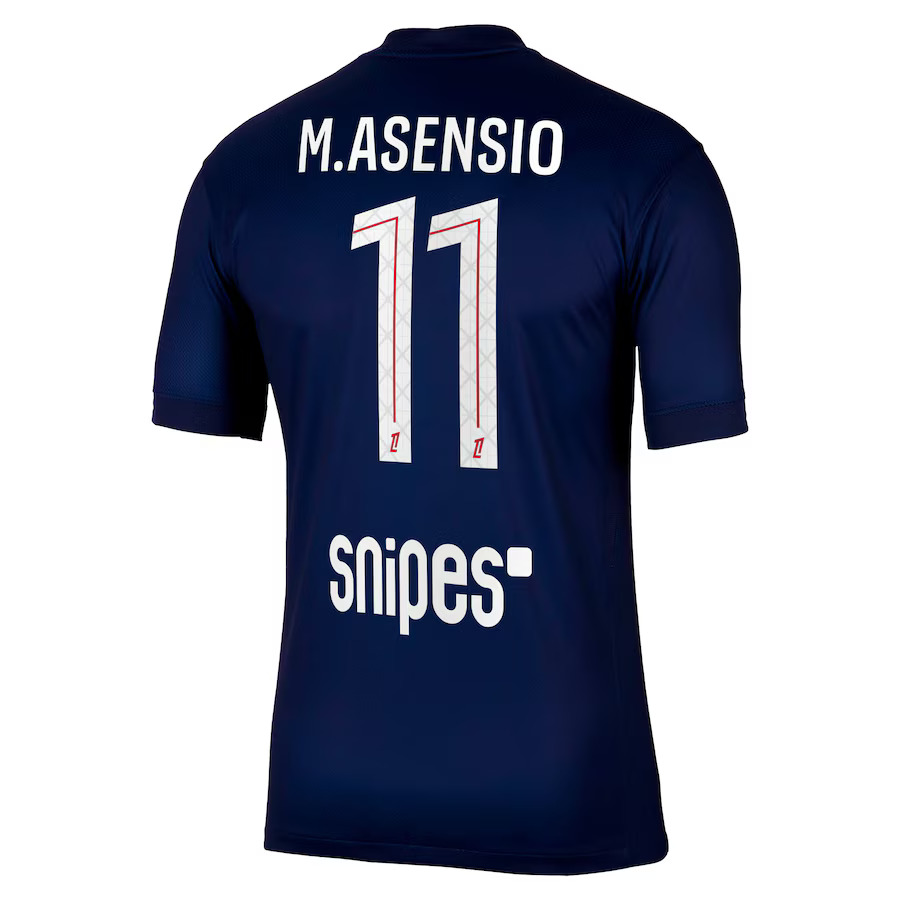 Maillot PSG Domicile 2025 2026 Asensio (2)