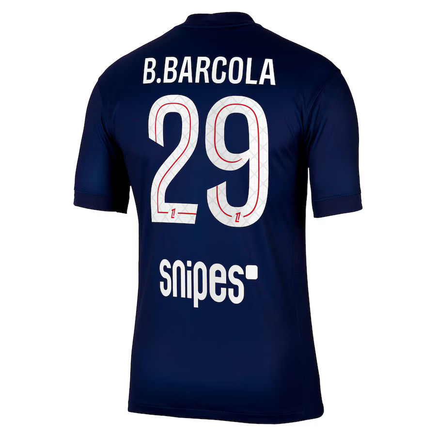 Maillot PSG Domicile 2025 2026 Barcola (2)