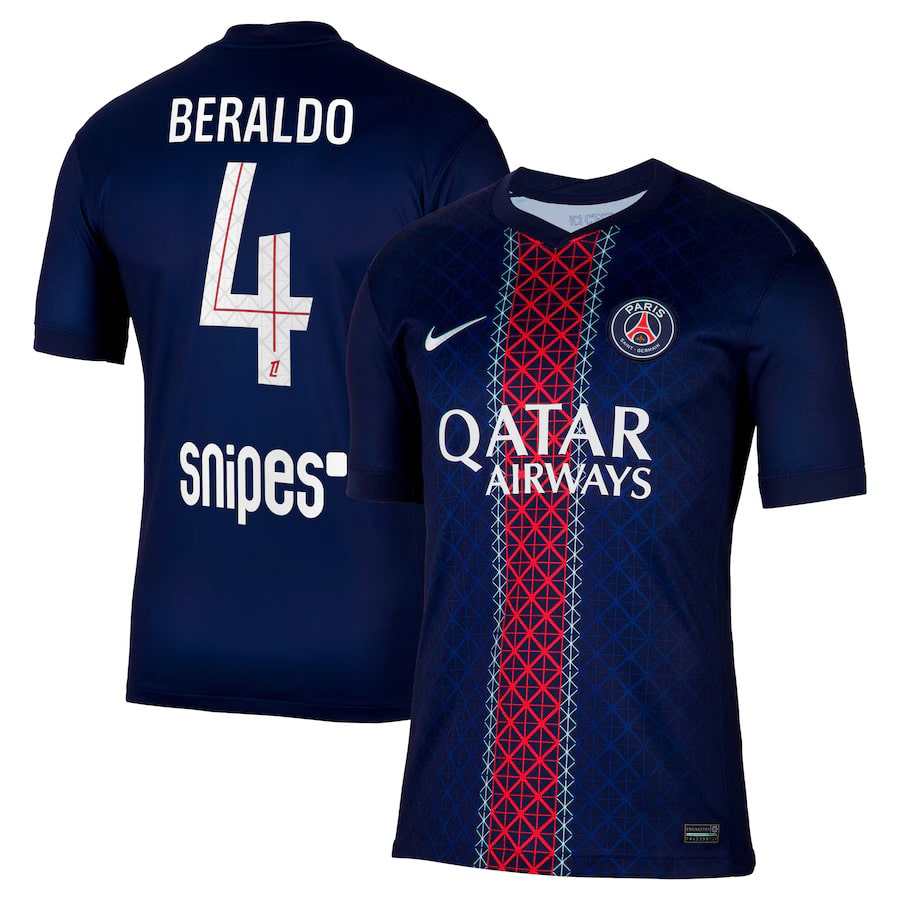 Maillot PSG Domicile 2025 2026 Beraldo (1)