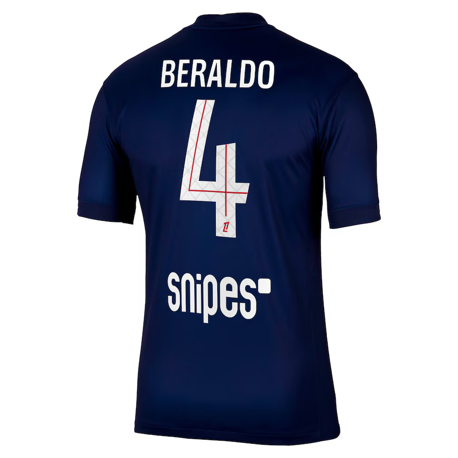 Maillot PSG Domicile 2025 2026 Beraldo (2)