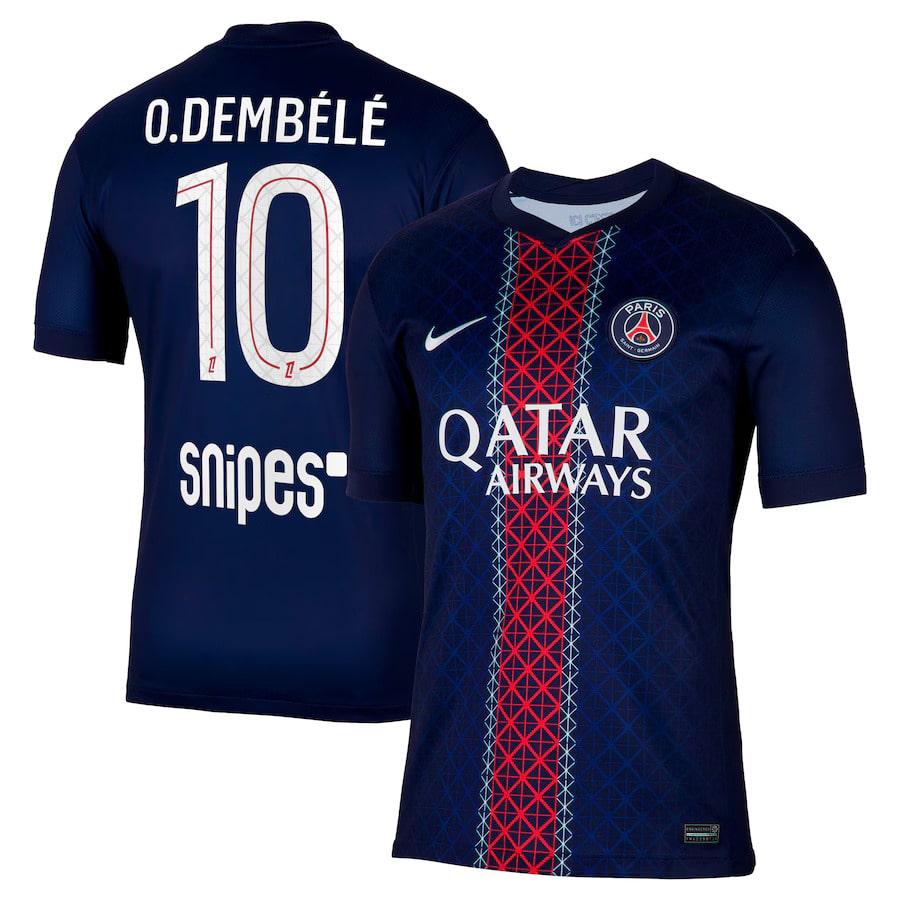 Maillot PSG Domicile 2025 2026 Dembélé (1)