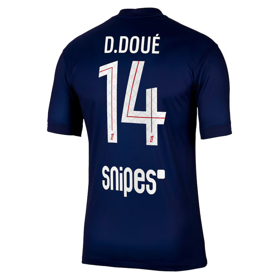 Maillot PSG Domicile 2025 2026 Désiré Doué (2)