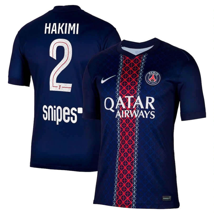 Maillot PSG Domicile 2025 2026 Hakimi (1)