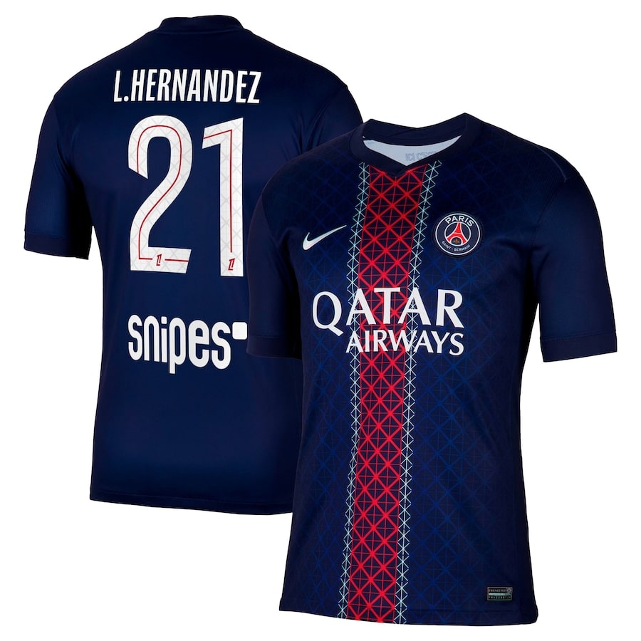 Maillot PSG Domicile 2025 2026 Hernandez (1)