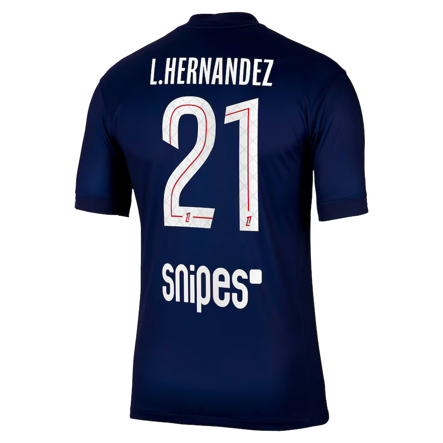 Maillot PSG Domicile 2025 2026 Hernandez (2)