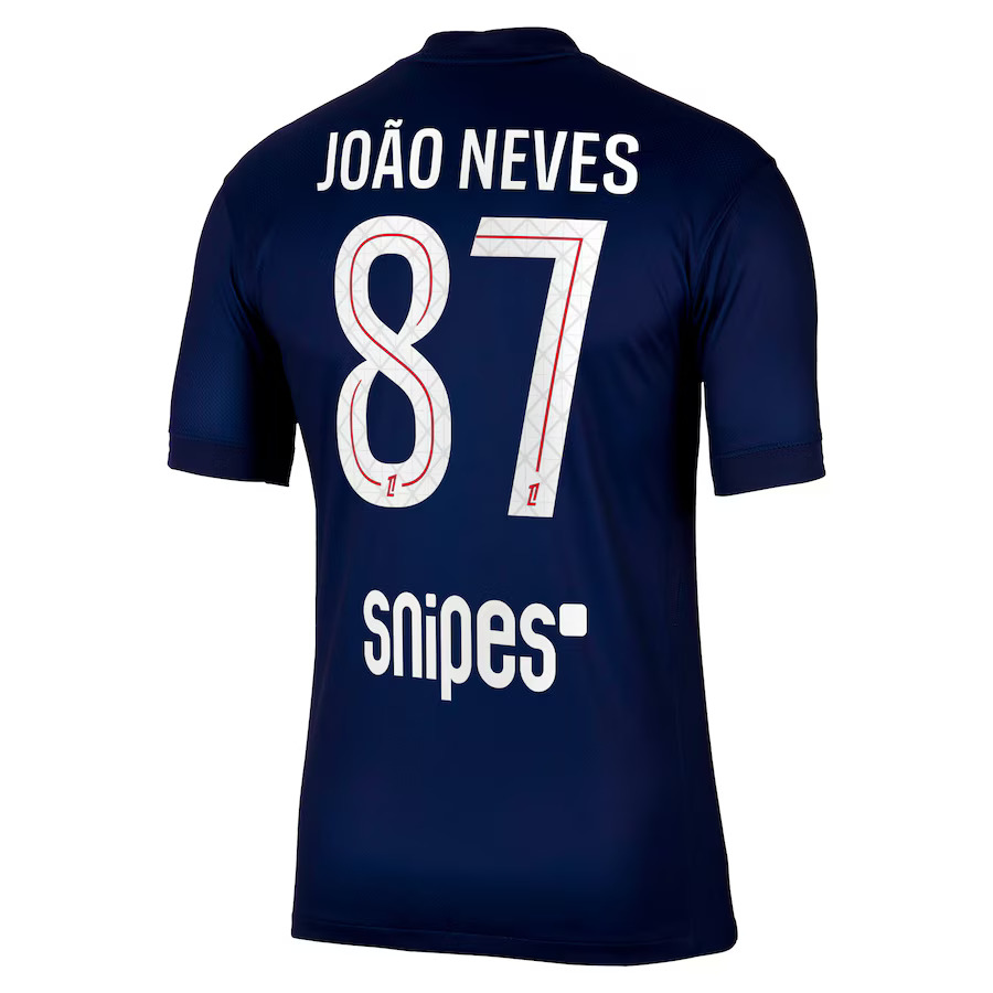 Maillot PSG Domicile 2025 2026 Joao Neves (2)