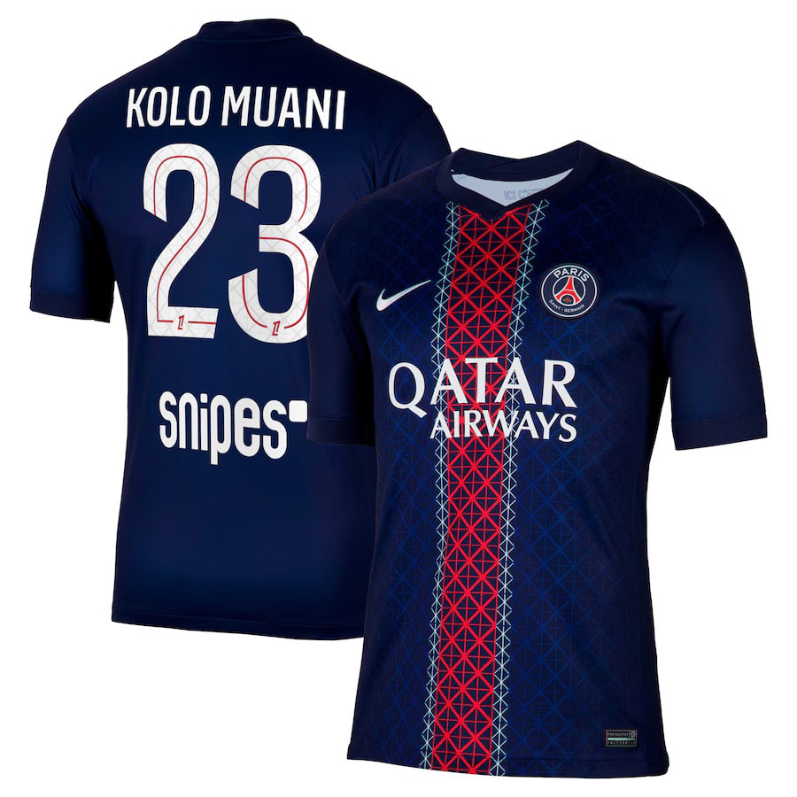 Maillot PSG Domicile 2025 2026 Kolo Muani (1)