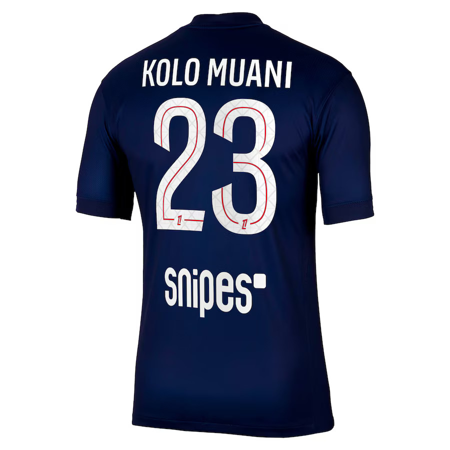 Maillot PSG Domicile 2025 2026 Kolo Muani (2)