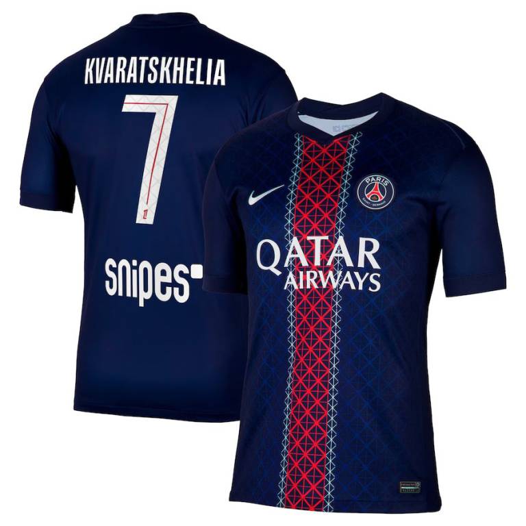 Maillot PSG Domicile 2025 2026 Kvaratskhelia (1)