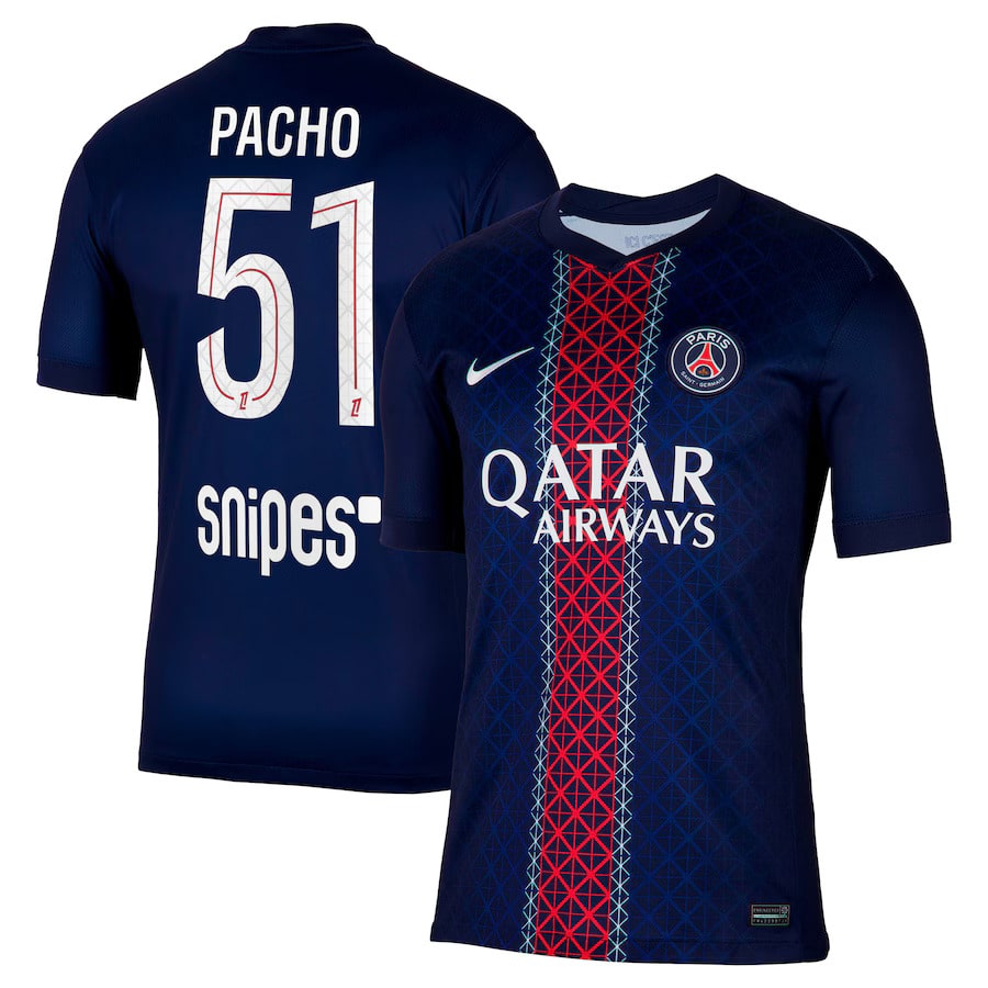 Maillot PSG Domicile 2025 2026 Pacho (1)