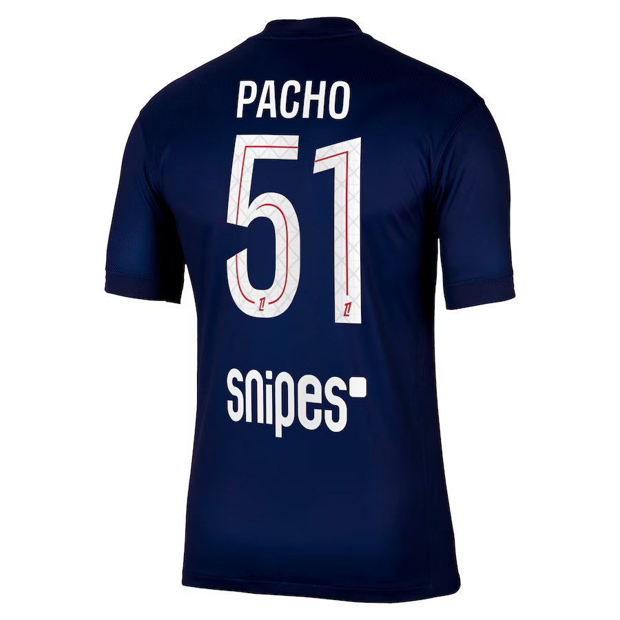 Maillot PSG Domicile 2025 2026 Pacho (2)