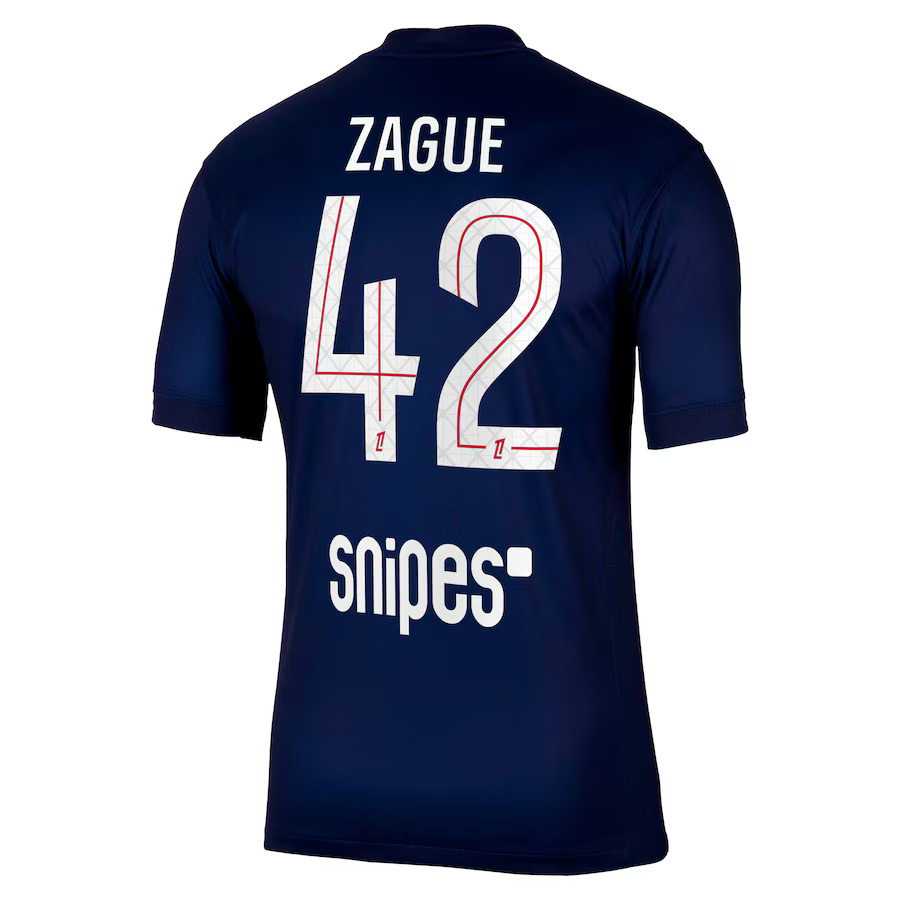 Maillot PSG Domicile 2025 2026 Zague (2)