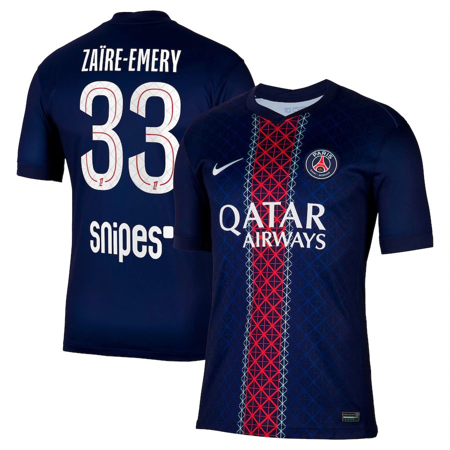 Maillot PSG Domicile 2025 2026 Zaire Emery (1)