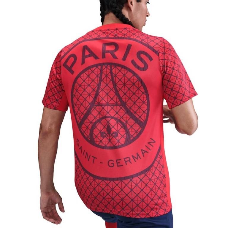 Maillot PSG Pre Match 2025 2026 Rouge (2)