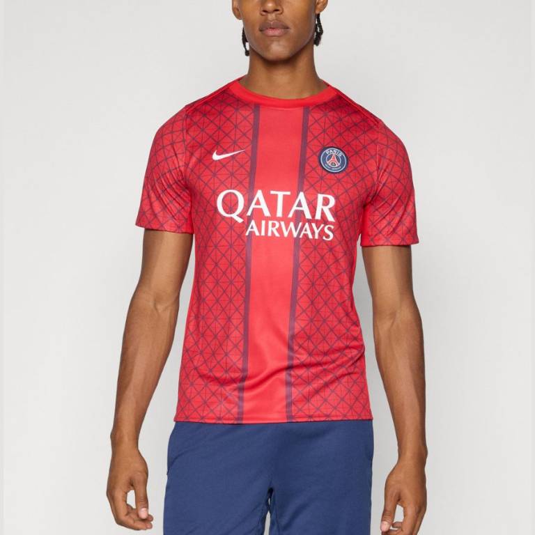 Maillot Pre Match PSG 2025 2026 Rouge (2)