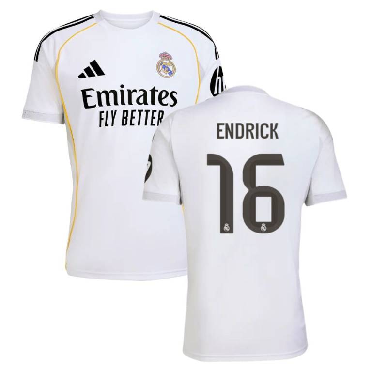Maillot Real Madrid Domicile 2025 2026 Endrick (1)