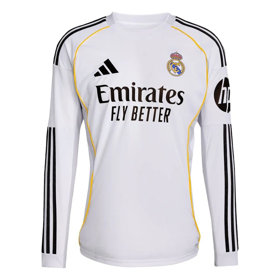 Maillot Real Madrid Domicile 2025 2026 Manches Longues (1)