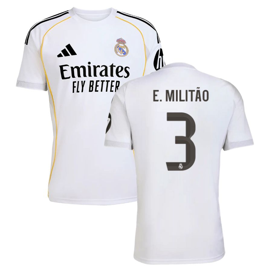Maillot Real Madrid Domicile 2025 2026 Militao (1)