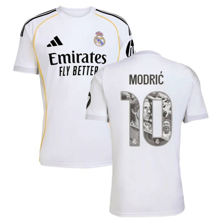Maillot Real Madrid Domicile 2025 2026 Modric (1)