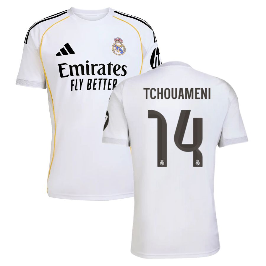 Maillot Real Madrid Domicile 2025 2026 Tchouameni (1)