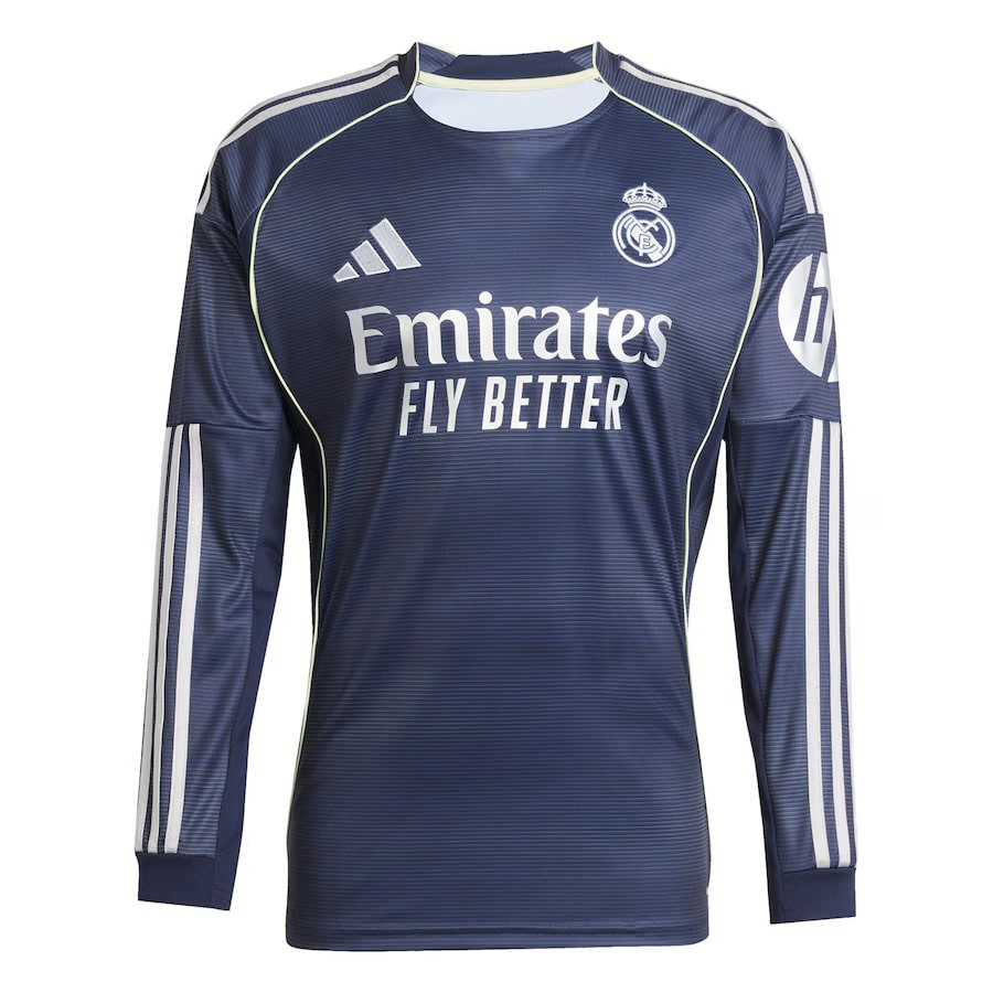 Maillot Real Madrid Exterieur 2025 2026 Manches Longues (2)