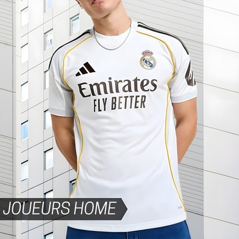 maillots real madrid domicile 2025 2026