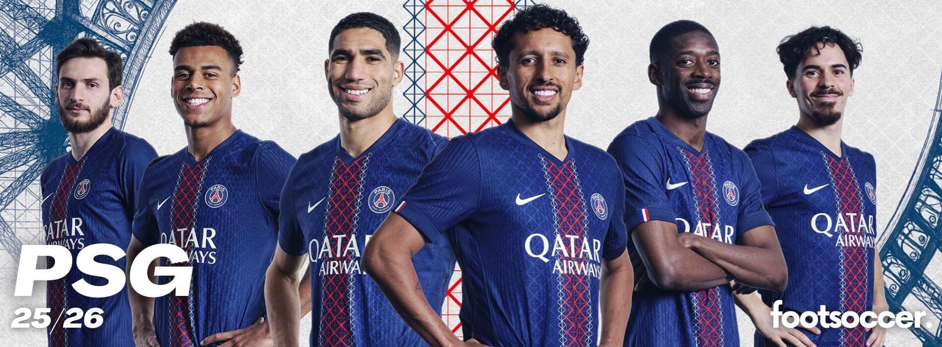 slider maillots psg 2025 2026