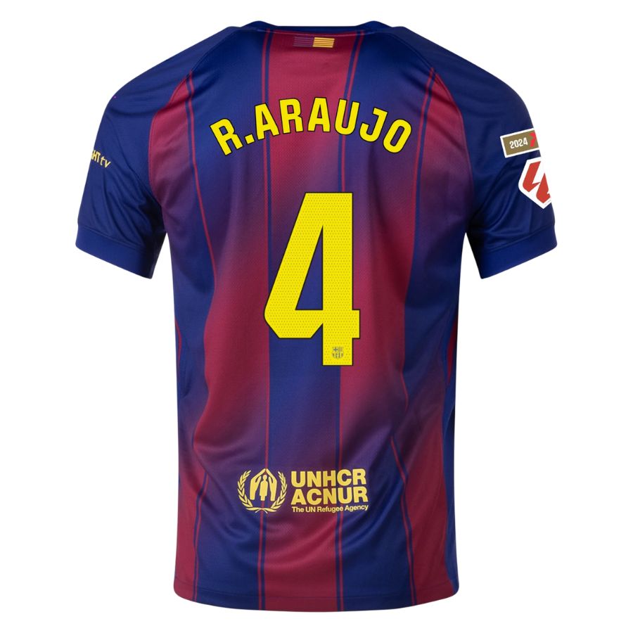 Maillot Barca Domicile 2025 2026 Araujo La Liga (2)