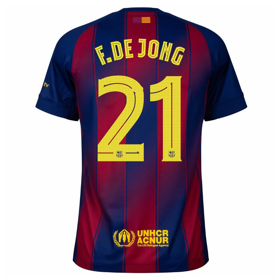 Maillot Barca Domicile 2025 2026 De Jong (2)