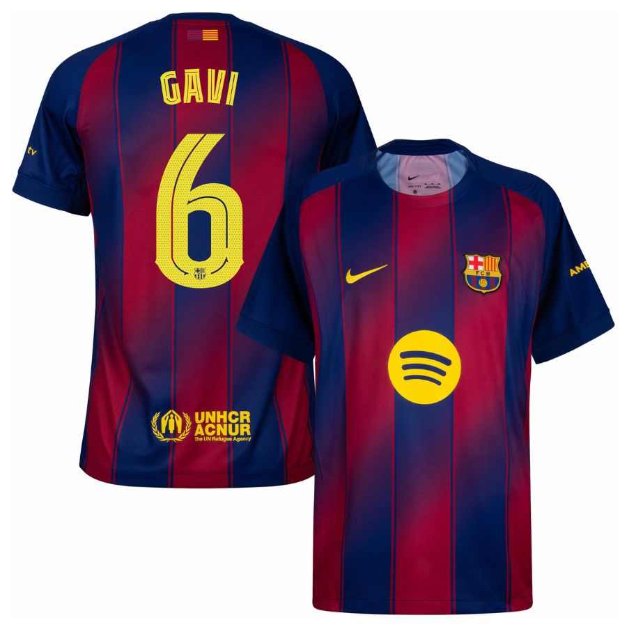Maillot Barca Domicile 2025 2026 Gavi (1)