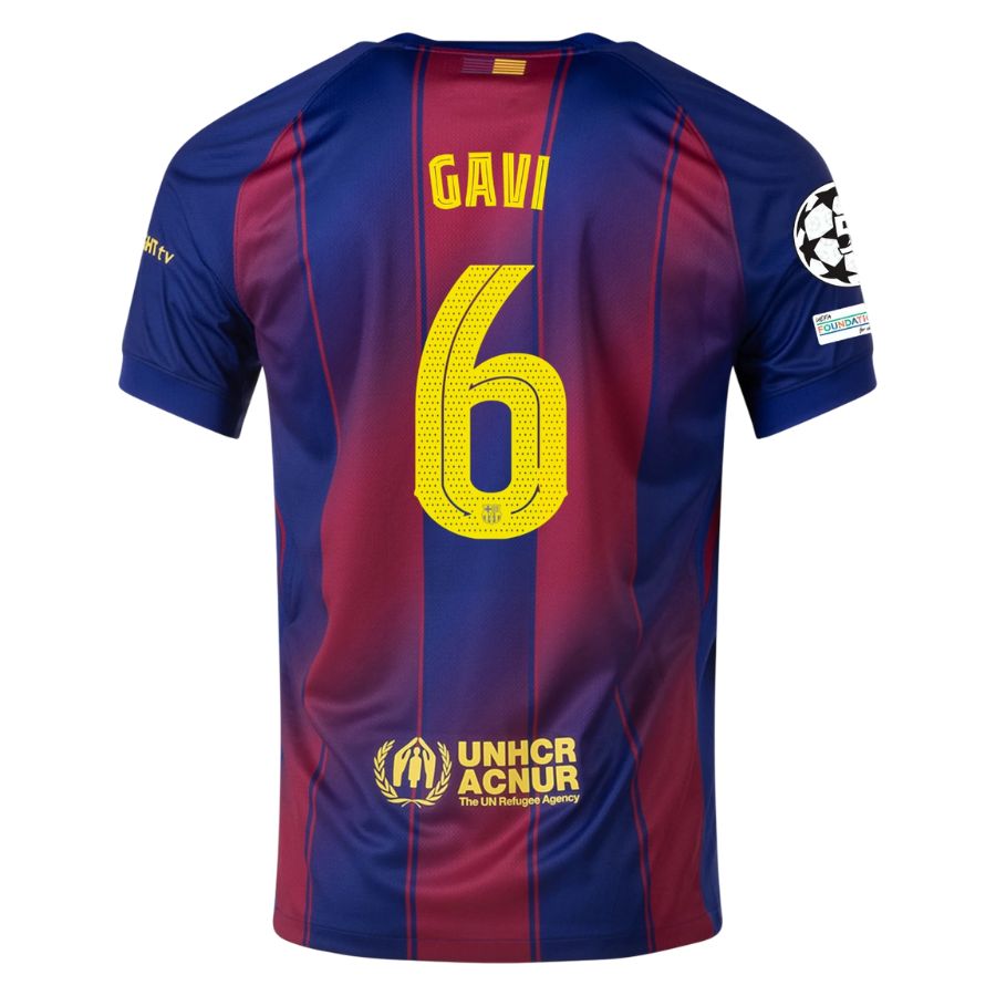 Maillot Barca Domicile 2025 2026 Gavi UCL (2)