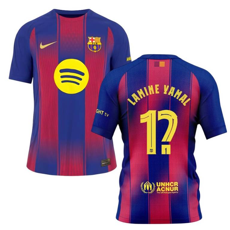 Maillot Barca Domicile 2025 2026 Lamine Yamal 10 (1)