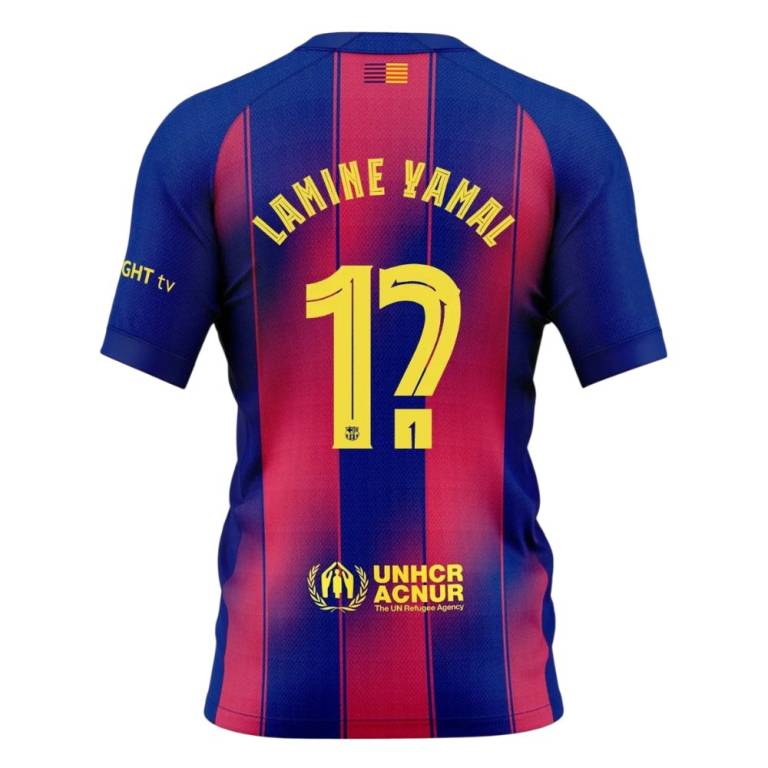 Maillot Barca Domicile 2025 2026 Lamine Yamal 10 (3)