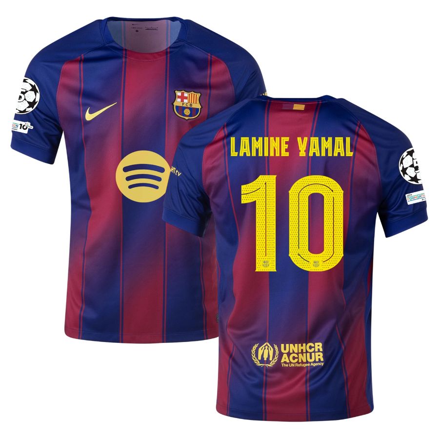 Maillot Barca Domicile 2025 2026 Lamine Yamal UCL (1)