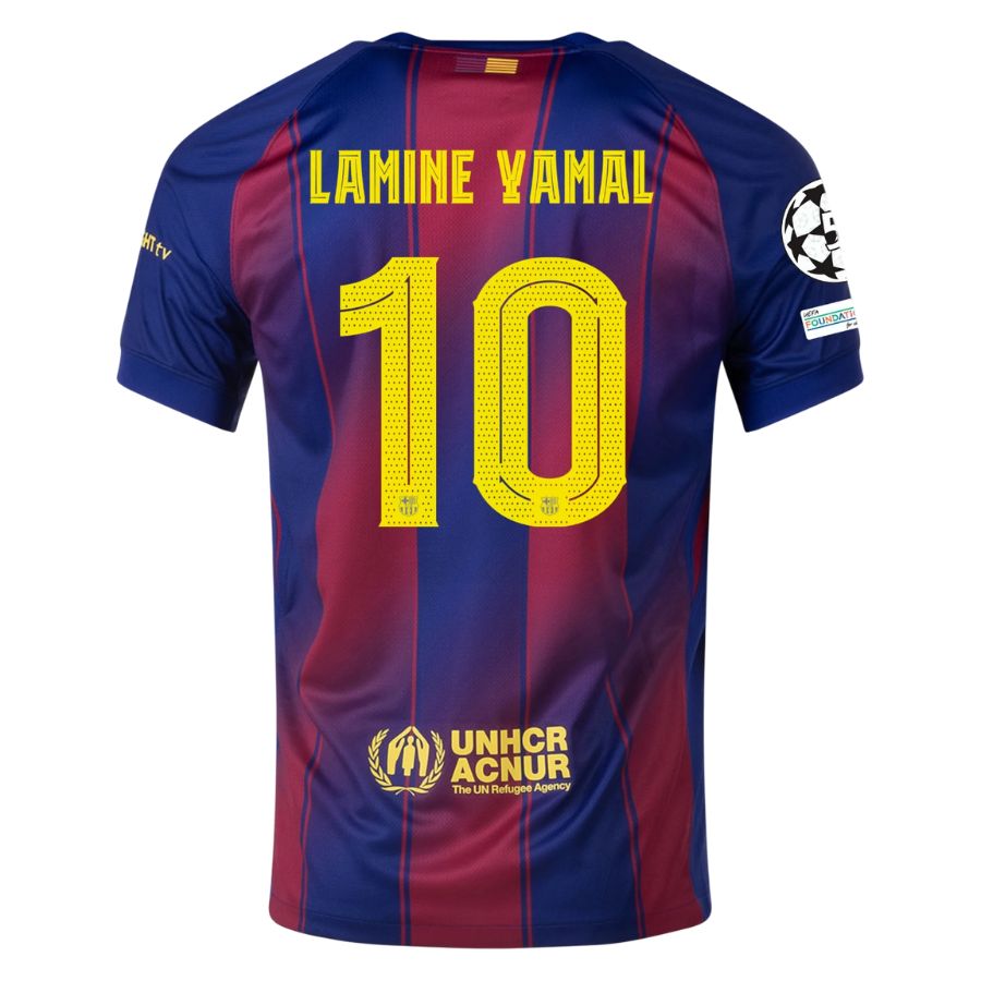 Maillot Barca Domicile 2025 2026 Lamine Yamal UCL (2)