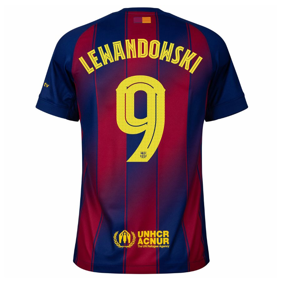 Maillot Barca Domicile 2025 2026 Lewandowski (2)