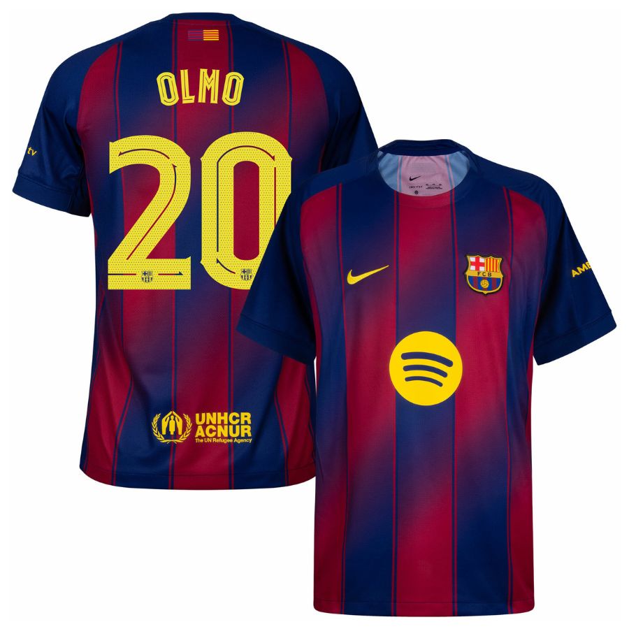 Maillot Barca Domicile 2025 2026 Olmo (1)