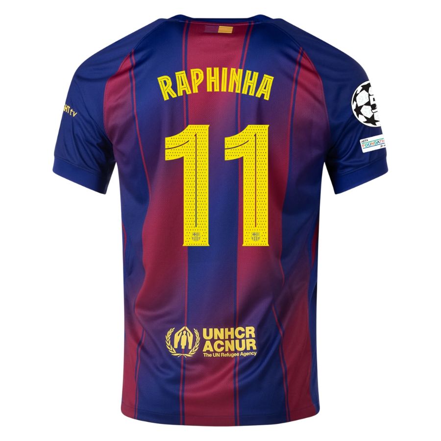 Maillot Barca Domicile 2025 2026 Raphinha UCL (2)