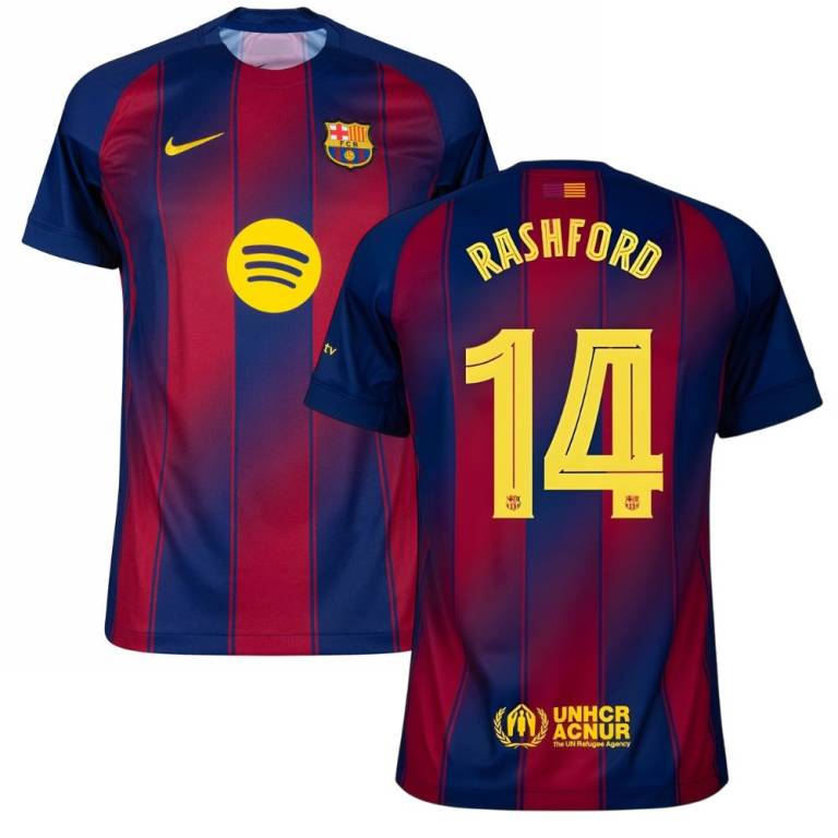 Maillot Barca Domicile 2025 2026 Rashford (1)
