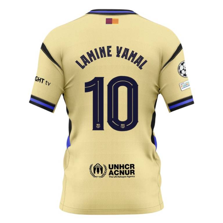 Maillot Barca Exterieur 2025 2026 Lamine Yamal UCL (2)