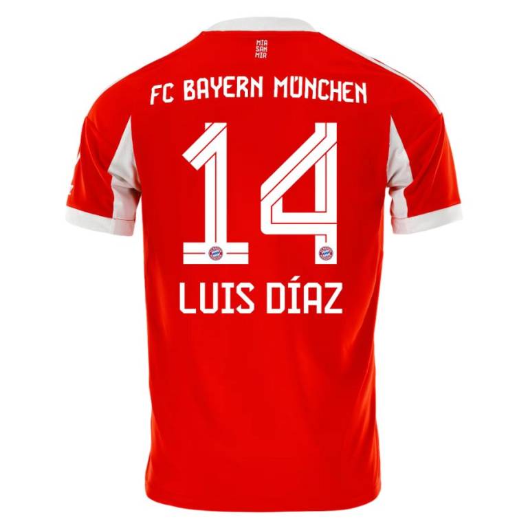 Maillot Bayern Munich Domicile 2025 2026 Luis Diaz (2)