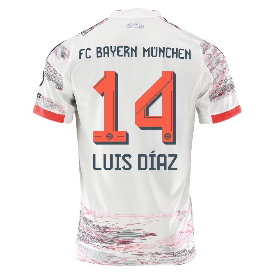 Maillot Bayern Munich Exterieur 2025 2026 Luis Diaz (2)