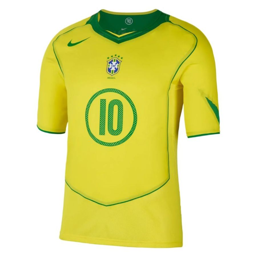Maillot Bresil 2004 Ronaldinho Restock Total 90 (3)