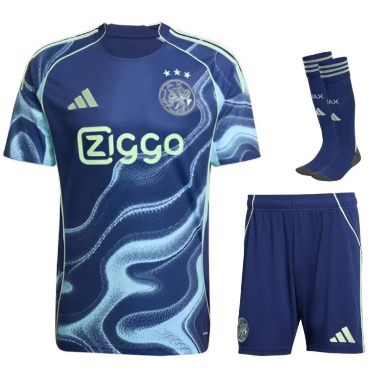 Maillot Kit Enfant Ajax Exterieur 2025 2026