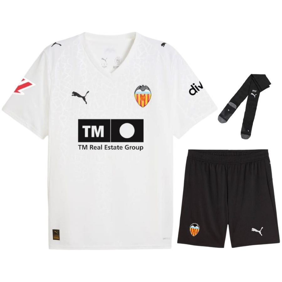 Maillot Kit Enfant FC Valence Domicile 2025 2026 Noir