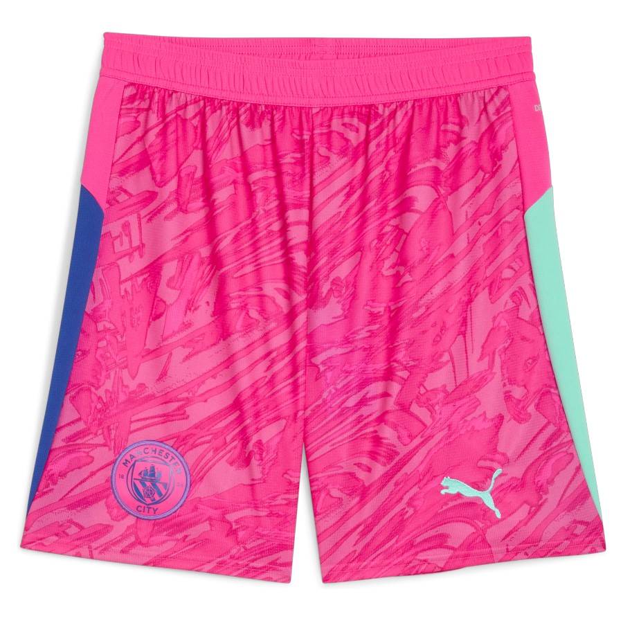 Maillot Kit Enfant Manchester City Domicile 2025 2026 Gardien Rose (3)