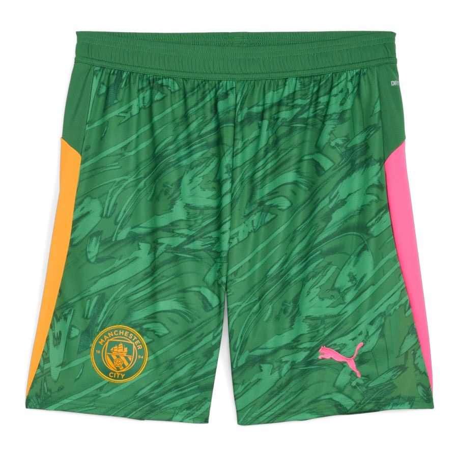 Maillot Kit Enfant Manchester City Domicile 2025 2026 Gardien Vert (3)