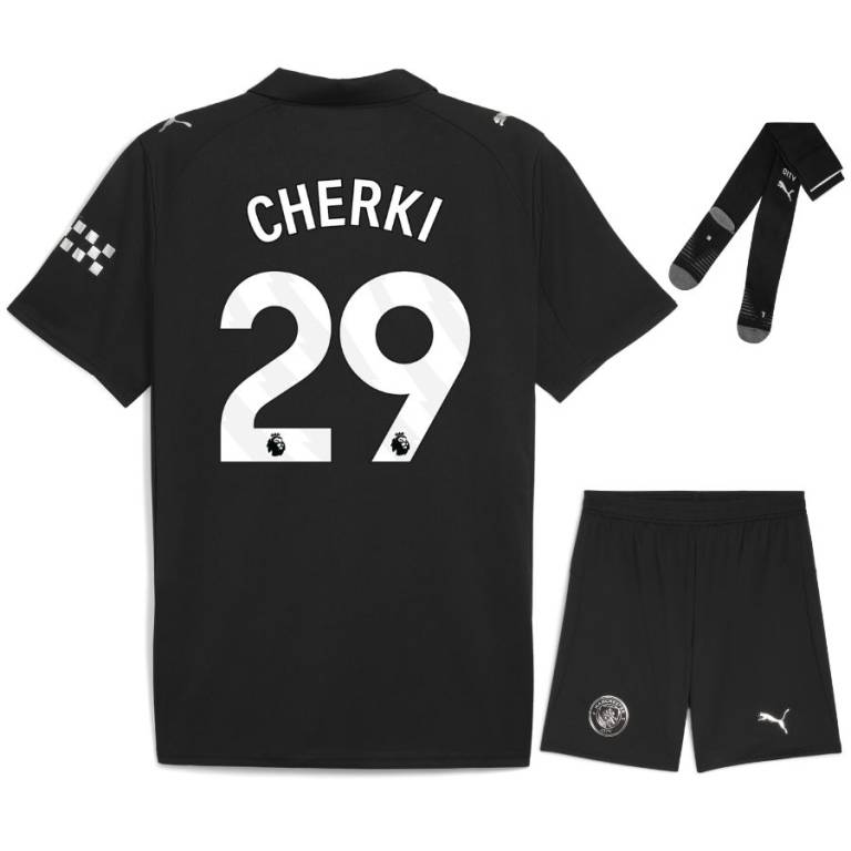 Maillot Kit Enfant Manchester City Exterieur 2025 2026 Cherki