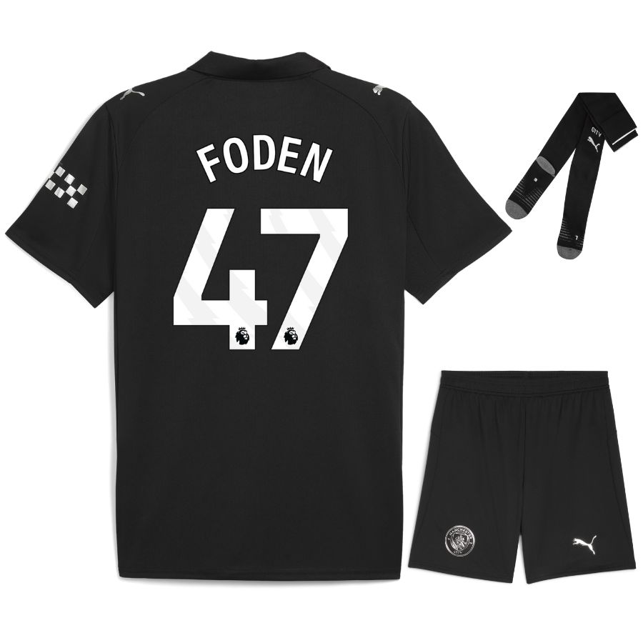 Maillot Kit Enfant Manchester City Exterieur 2025 2026 Foden