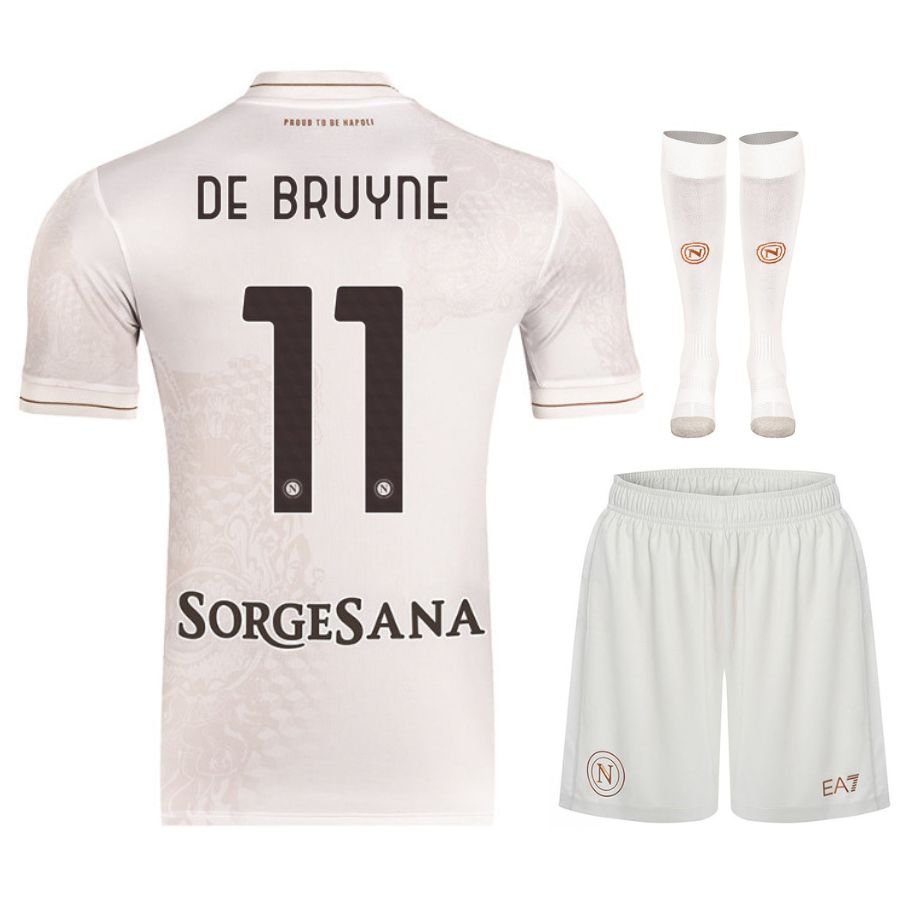 Maillot Kit Enfant Naples Exterieur 2025 2026 De Bruyne